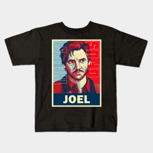 Pedro Pascal as Joel Kids T-Shirt